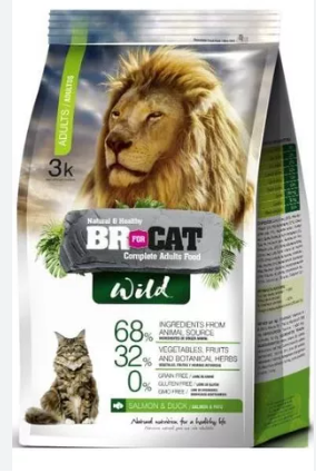 BR FOR CAT WILD COMPLETE ADULTS FOOD 3KG