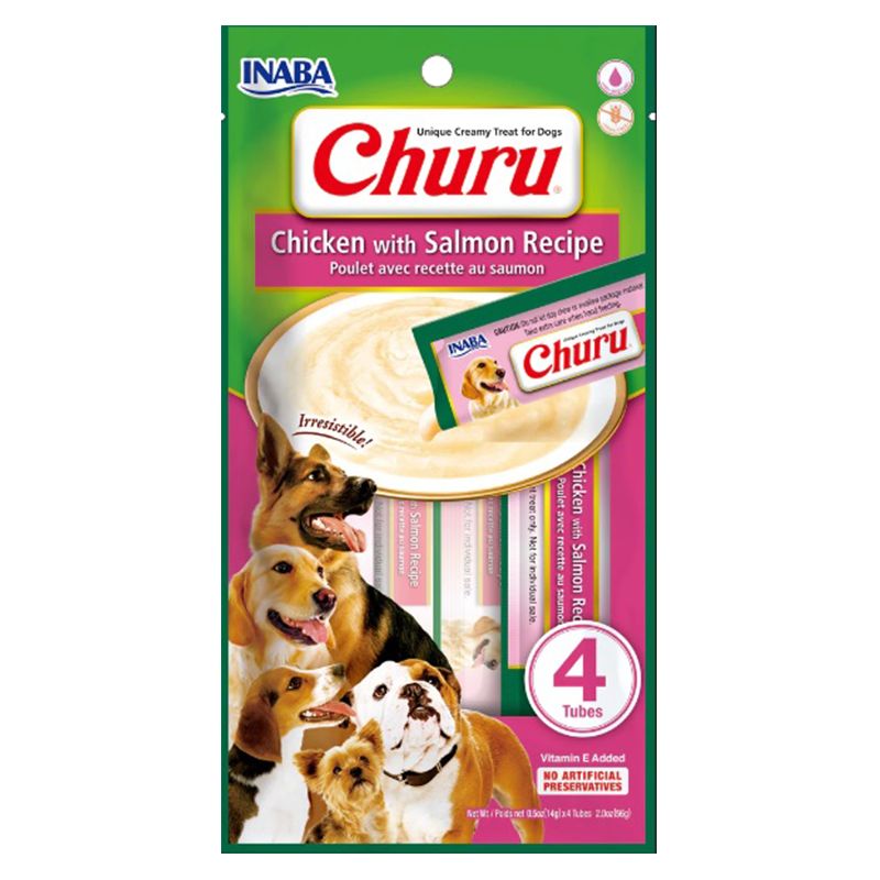 CHURU 4 PIEZAS CHICKEN WITH SALMON