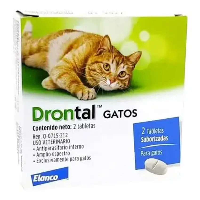 DRONTAL GATOS 2 TABS