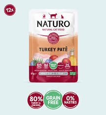 NAT GF CAT POUCH TURKEY PATE 85G UND