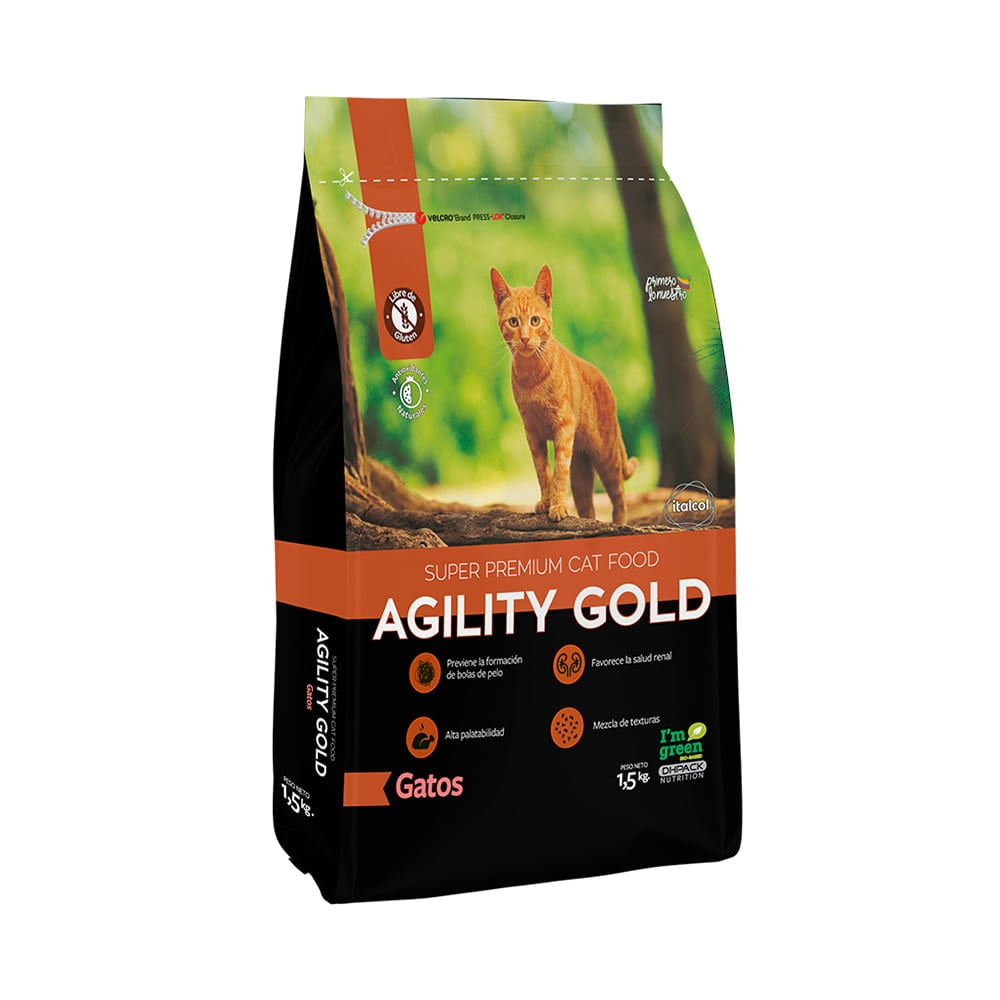 AGILITY GOLD GATOS 1.5KG