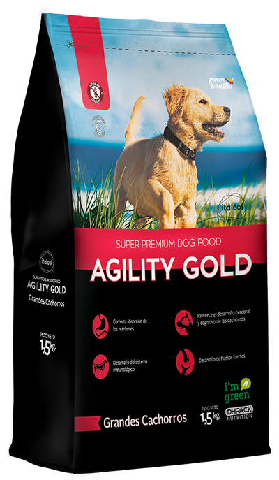 AGILITY GOLD GRANDES CACHORROS 1.5KG