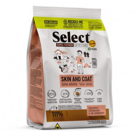 SELECT SUPER PREMIUM GATOS PIEL Y PELAJE 1.5KG