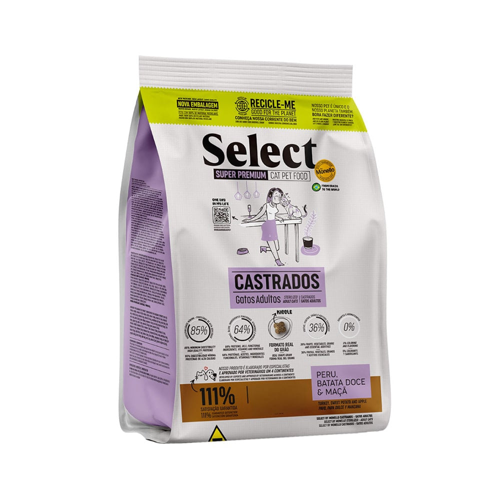 SELECT SUPER PREMIUM GATOS CASTRADOS X 1,5 Kg