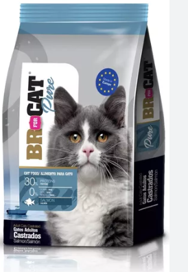 BR FOR CAT PURE CASTRADOS SALMON 10KG