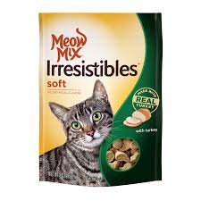 MEOW MIX IRRESISTIBLES PAVO SOFT 85G