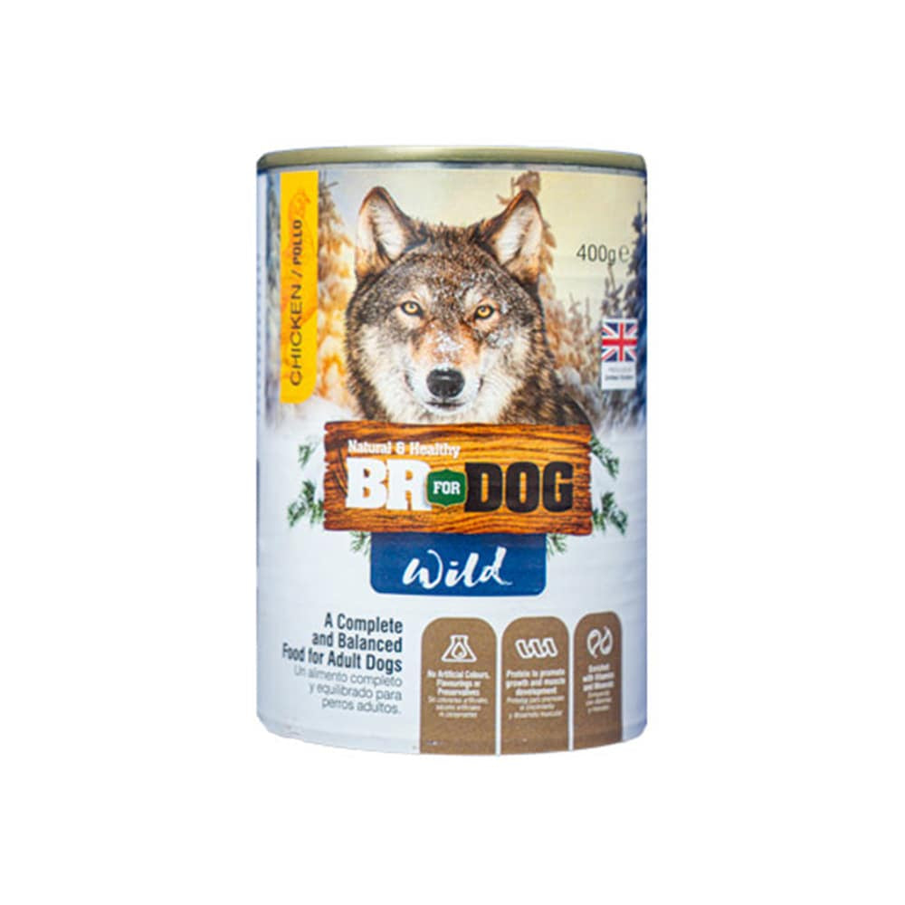 LATA BR FOR DOG WILD CHICKEN (POLLO) *400 GR