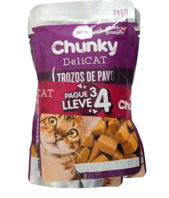 DELICAT TROZOS X80GR PAGUE 3 LLEVE 4