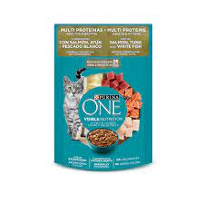 ONE CAT SALMON, ATUN Y PESCADO BLANCO 85GR
