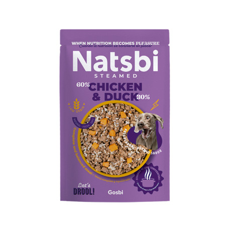 NATSBI STEAMED CHICKEN & DUCK 200GR