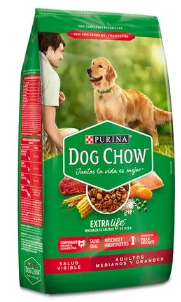 DOG CHOW SIN COLORANTES ADULTOS MEDIANOS Y GRANDES 8KG