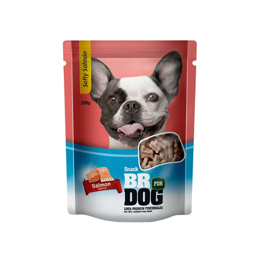 BR SNACK FOR DOG SOFTY SALMON 200GR