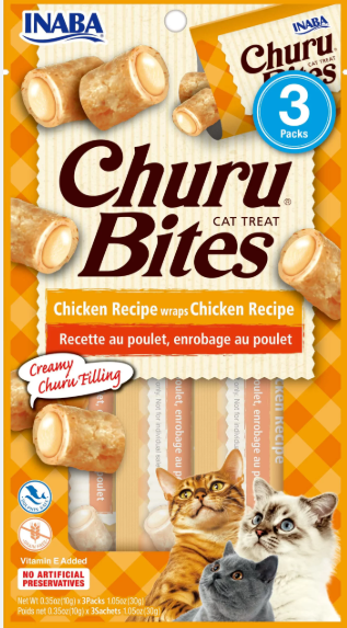 CHURU INABA PERRO POLLO X 4