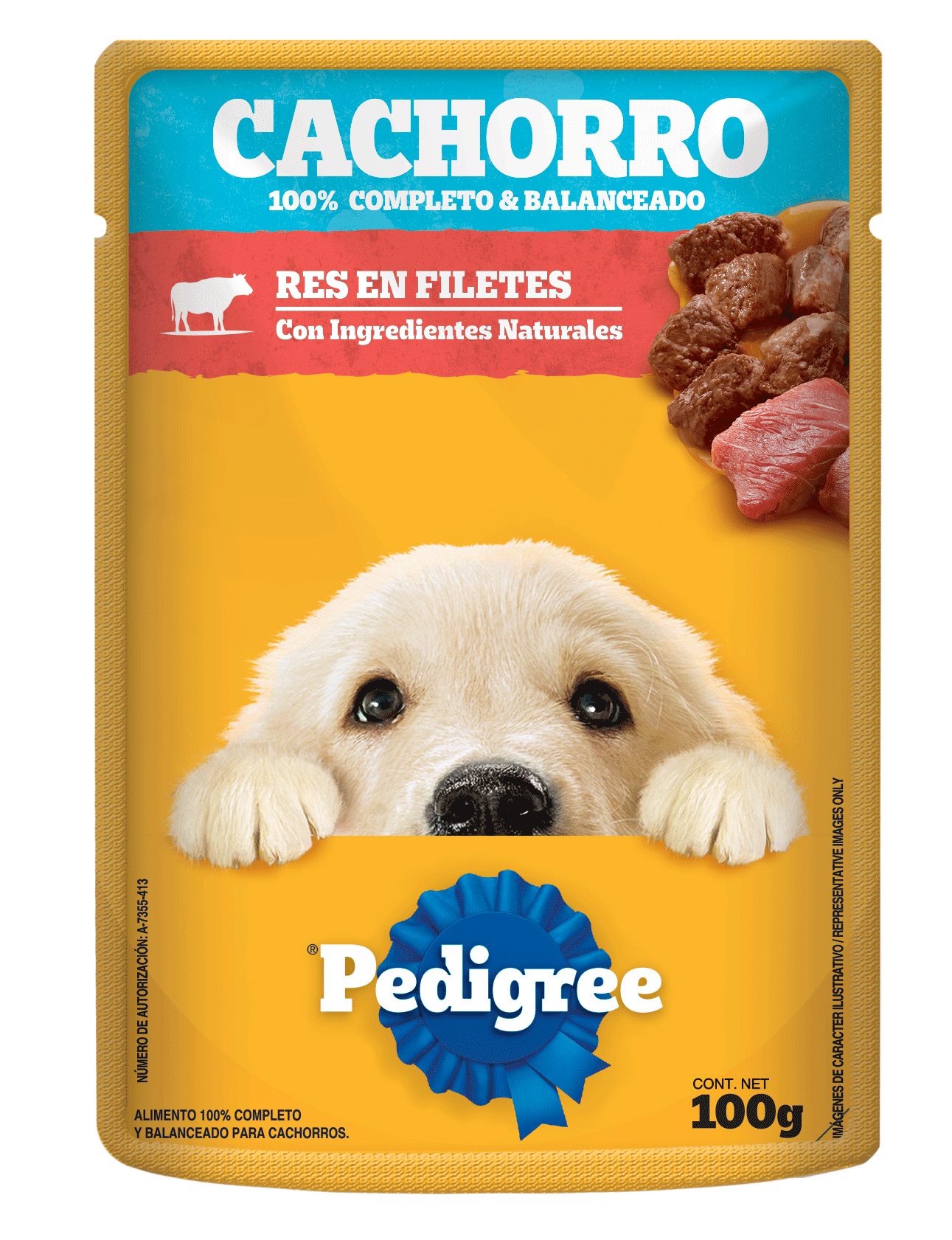 PEDIGREE PUPPY BOLS DE RES 24/100G