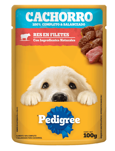 PEDIGREE PUPPY BOLS DE RES 24/100G