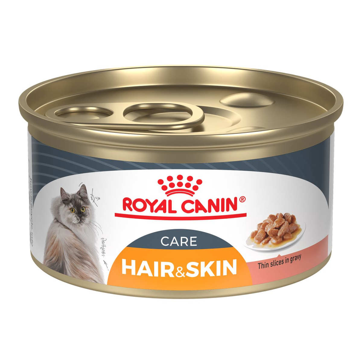 ROYAL CANINE GATO LATA FCN HAIR AND SKIN CARE 80 GRAMOS