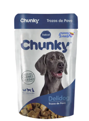 CHUNKY DELIDOG POUCH PAVO 250GR