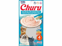 CHURU TUNE RECIPE SEA FOOD FLAVOR / BOLSA 4X414 GR ( AGUAMARINA