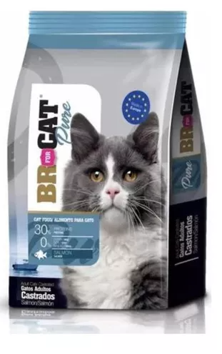 BR FOR CAT PURE ADULTO CASTRADO SALMON 1KG
