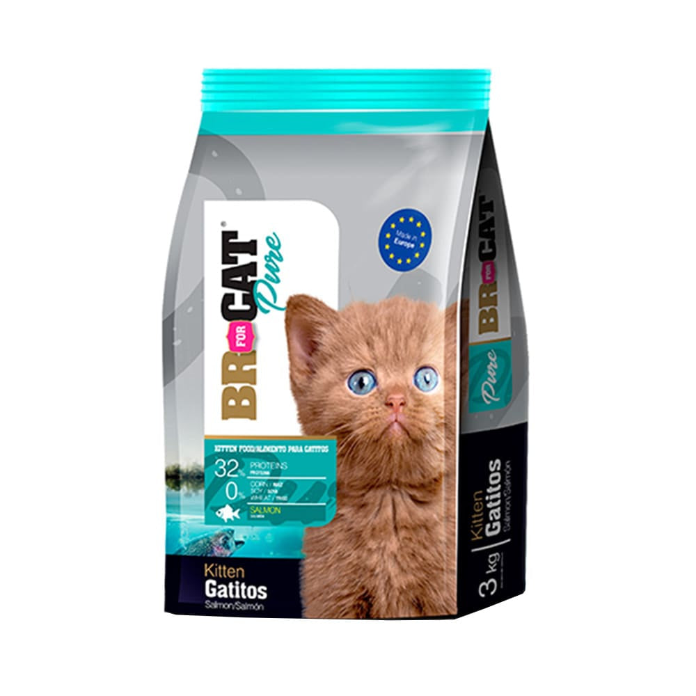 BR FOR CAT GATITOS SALMON 3KG