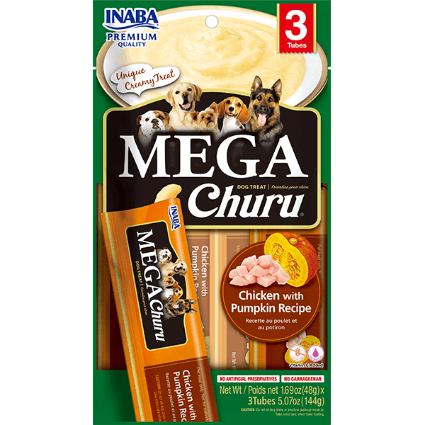 DOG MEGA CHURU CHICKEN WITH PUMPKIN X 3