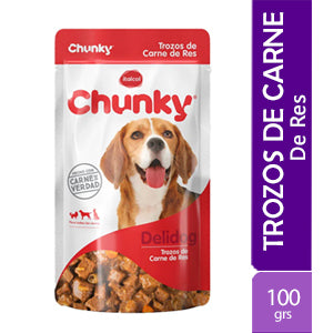 CHUNKY DELIDOG POUCH CARNE 100GR