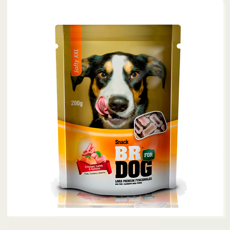BR SNACK FOR DOG SOFTY MIX 200GR