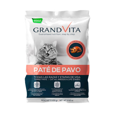 GRAND VITA PATÉ DE PAVO GATO 100 GRS