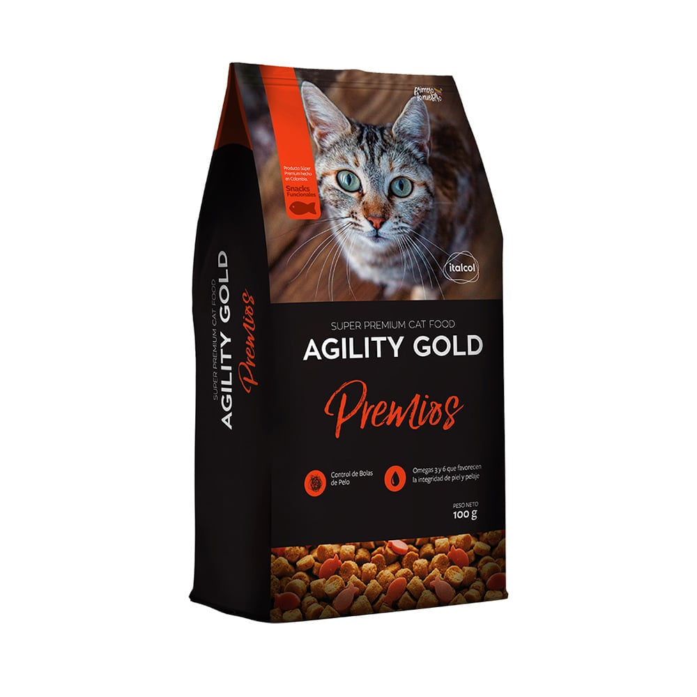 AGILITY PREMIOS GATOS 100 GR