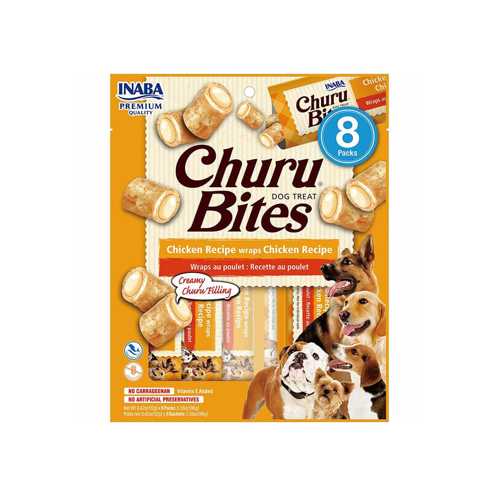 CHURU BITES DOG CHICHEN RECIPE X8