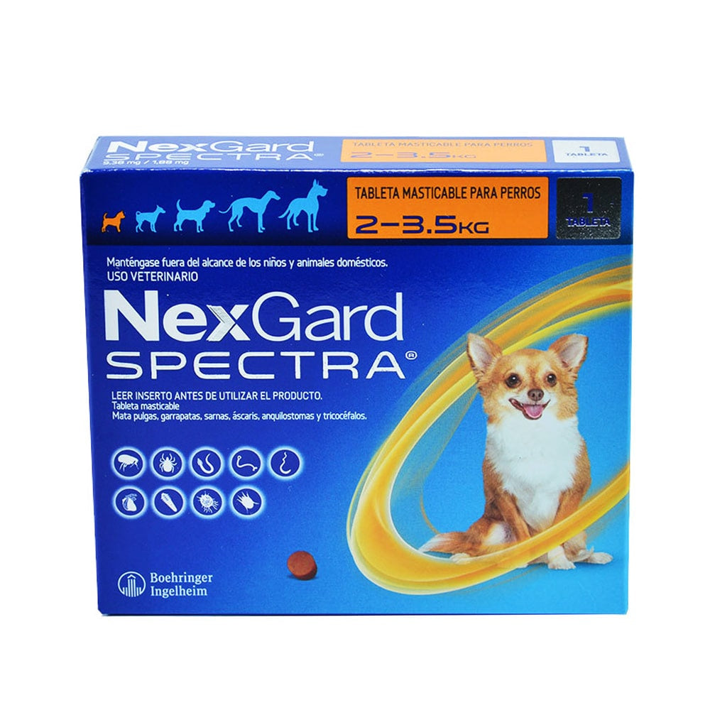NEXGARD SPECTRA 2-3.5 KG T XS