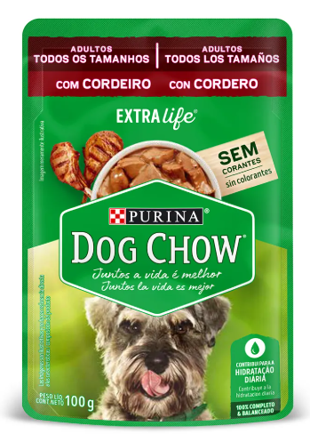 DOG CHOW ADULTOS TODOS LOS TAMA?OS CORDER0 100 gr