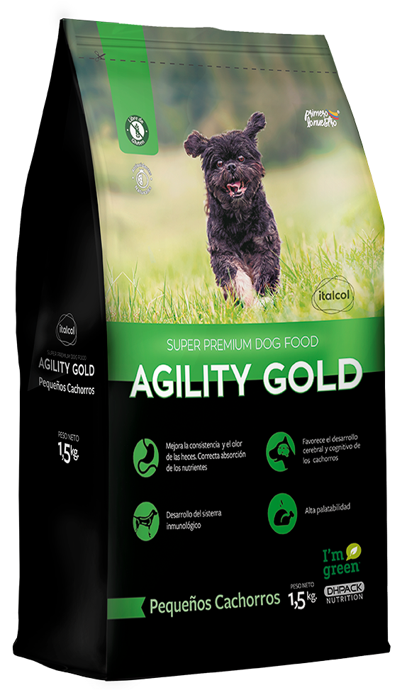 AGILITY PEQUEÑOS CACHORROS 1.5 KG
