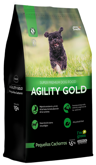 AGILITY PEQUEÑOS CACHORROS 1.5 KG