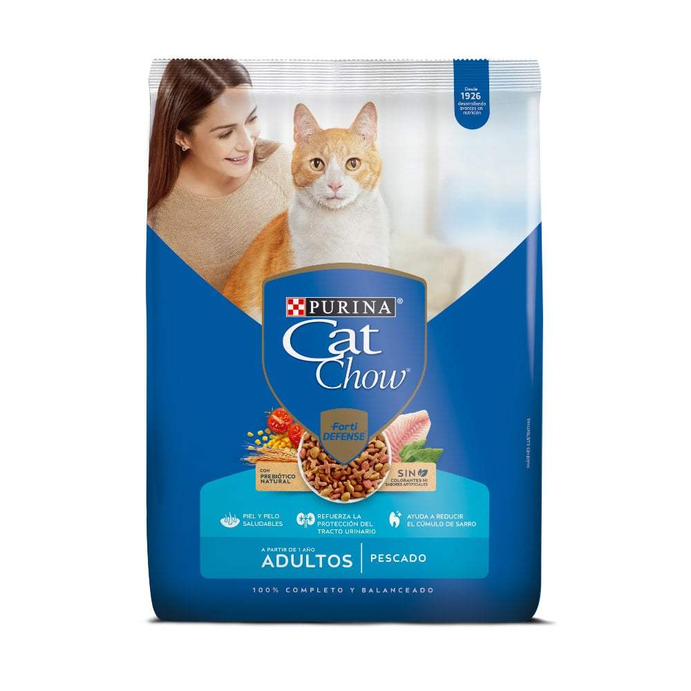 CAT CHOW ADULTO PESCADO PREBIOTICOS 1.5 Kg
