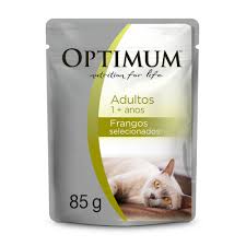 OPTIMUM POUCH GATOS ADUL POLLO *85G