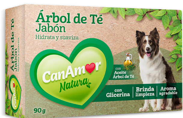 JABON CAN AMOR ARBOL DE TE BARRA 90GR