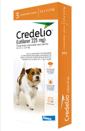 CREDELIO 225MG NARANJA 5,5 - 11KG
