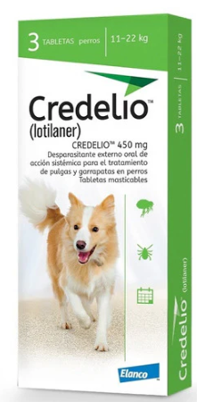 CREDELIO 450MG VERDE 11-22KG