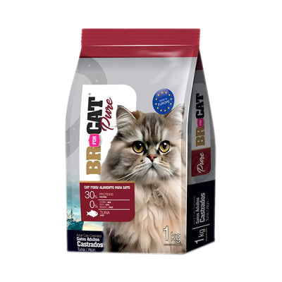BR FOR CAT PURE ADULTO CASTRADO ATUN 1KG
