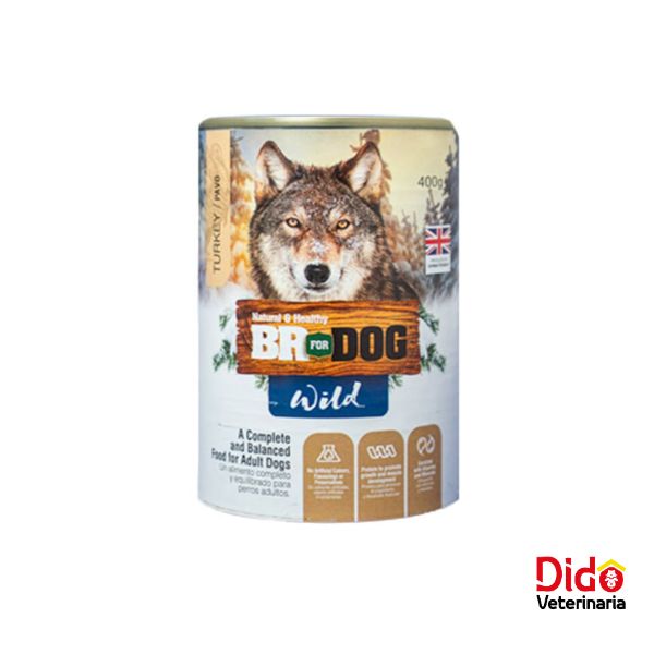 LATA BR FOR DOG WILD TURKEY (PAVO) 415GR