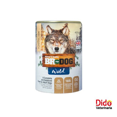 LATA BR FOR DOG WILD TURKEY (PAVO) 415GR