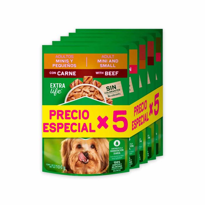 DOG CHOW ADLT PACK SURTIDO (7X100G) 700 gr MINIS Y PEQUES