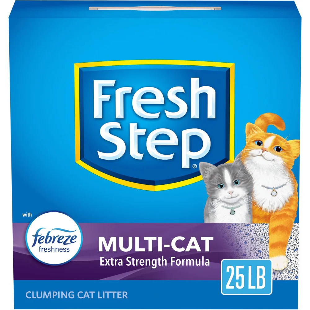 FRESH STEP MULTI CAT CON FEBREZE 25 LBS
