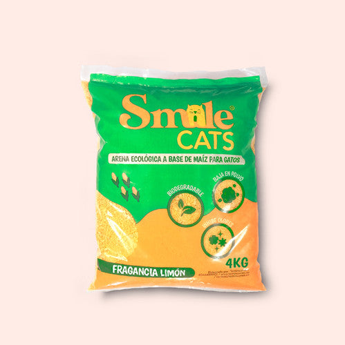 Smile Cats x4kg LIMÓN