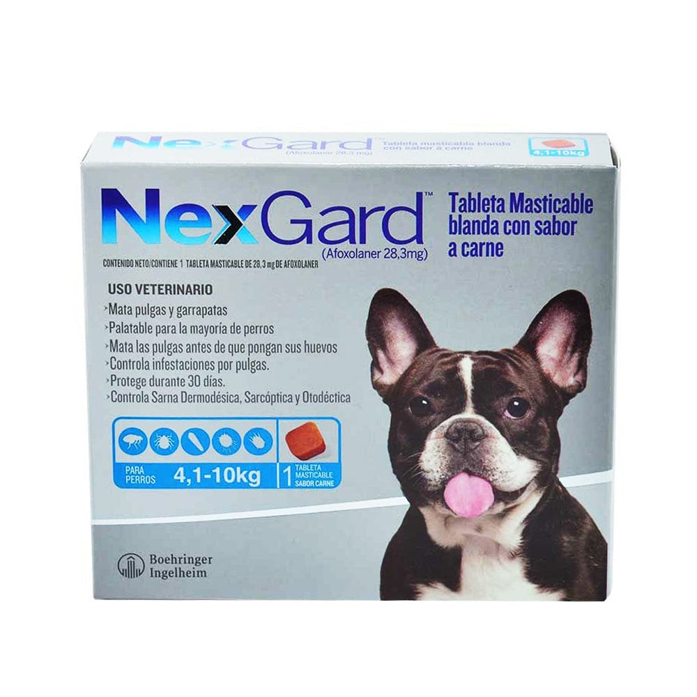 NEXGARD CHEWABLE 4.1-10 KG ( M ) AZUL