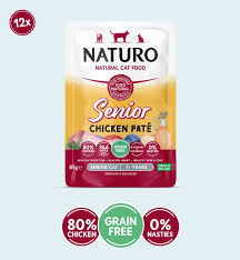 NAT CAT SENIOR CHICKEN POUCH 85G