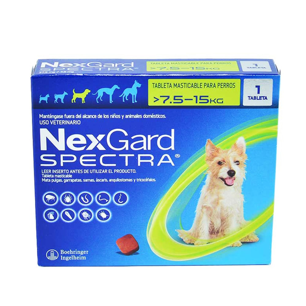 NEXGARD SPECTRA 7.5-15 KG T M