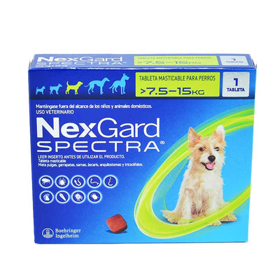 NEXGARD SPECTRA 7.5-15 KG T M